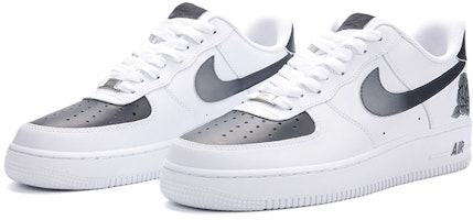 【定制球鞋】Nike Air Force 1 Low 空軍一號 情侶 手繪 復古浪漫 玫瑰印記 漸變 板鞋 男款 白灰 Lookbook 【定制球鞋】Nike Air Force 1 Low 空軍一號 情侶 手繪 復古浪漫 玫瑰印記 漸變 板鞋 男款 白灰