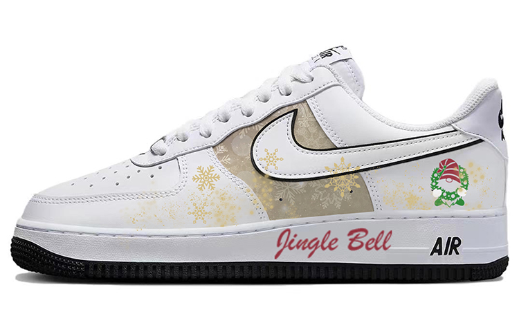 Order [定制鞋款] 耐克空军1低帮 '浪漫雪花惊喜圣诞节' DV0788-103(Team10-圣诞糖)