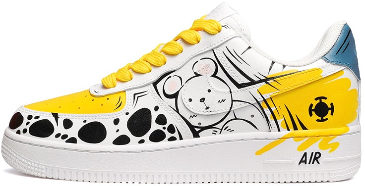 custom-shoes-nike-air-force-1-low-roronoa-s-companion-yellow-blue-black