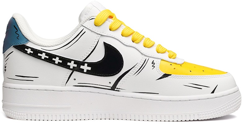 【カスタムシューズ】ナイキ エアフォース1 ロー 'ロロノアの仲間' 黄青黒 CW2288-111(TeamE-男款白熊黄蓝黑) Order 【カスタムシューズ】ナイキ エアフォース1 ロー 'ロロノアの仲間' 黄青黒 CW2288-111(TeamE-男款白熊黄蓝黑)