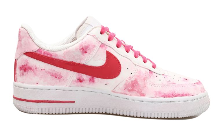 Order [カスタムシューズ] ナイキ エア フォース 1 ロー 'ローズグラデーション' DD8959-100(Team拾玖-玫瑰渲染女)