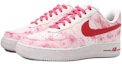 Lookbook 【訂製球鞋】Nike Air Force 1 Low 玫瑰繪染 復古 保暖耐磨 低筒 板鞋 GS 玫瑰紅