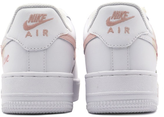 【定制球鞋】 Nike Air Force 1 Low 空軍一號 ROSE LOVE 特殊鞋盒 玫瑰花 情侶 低筒 板鞋 GS 白紅 Shop 【定制球鞋】 Nike Air Force 1 Low 空軍一號 ROSE LOVE 特殊鞋盒 玫瑰花 情侶 低筒 板鞋 GS 白紅