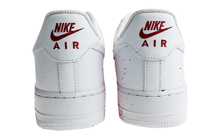 Purchase 【定制球鞋】Nike Air Force 1 Low 是在玩鞋 礼盒 灯带 倒V泼墨 玫瑰 低帮 板鞋 GS 白红