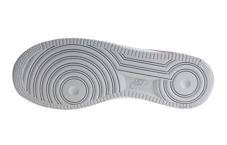 Details for 【定制球鞋】Nike Air Force 1 Low 是在玩鞋 礼盒 灯带 倒V泼墨 玫瑰 低帮 板鞋 GS 白红