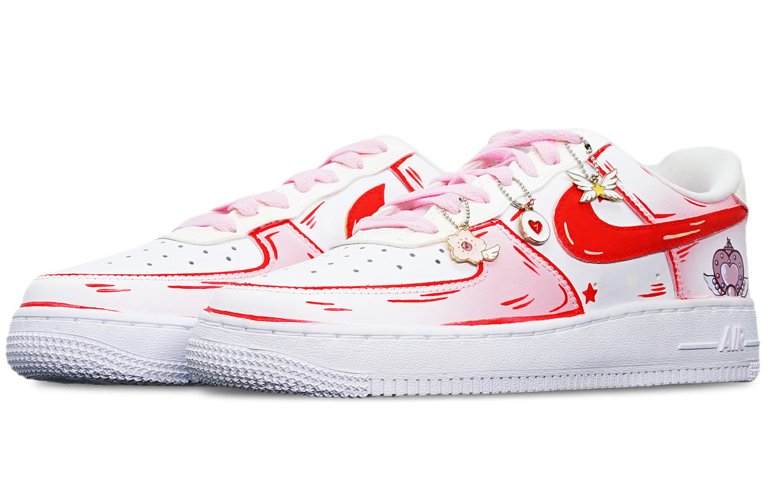 Lookbook 나이키 에어포스 1 '세일러문 하트 날개' (커스텀) CW2288-111-469028
