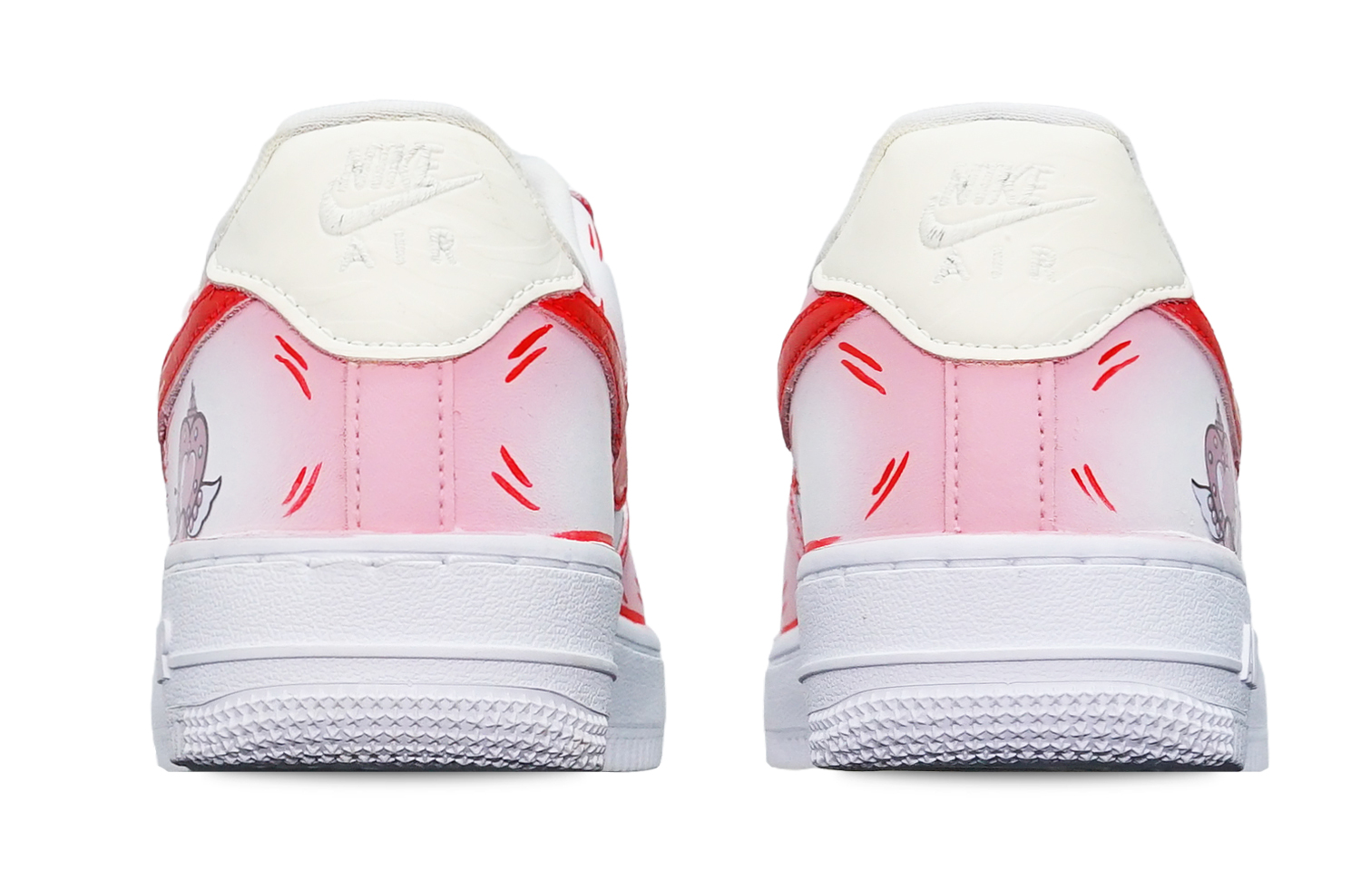 Shop 나이키 에어포스 1 '세일러문 하트 날개' (커스텀) CW2288-111-469028