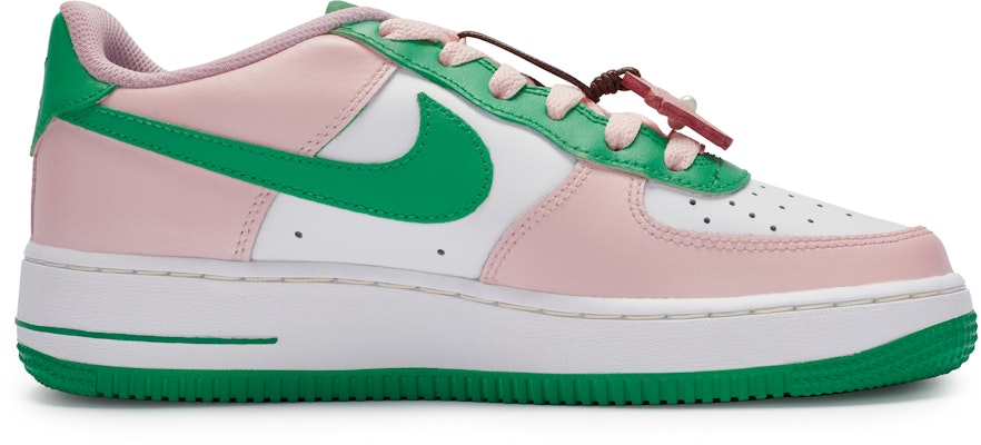 【訂製球鞋】Nike Air Force 1 Low 牛角尖 櫻花兔 清新潔淨 簡約百搭 防滑 低筒 板鞋 GS 粉綠白 Order 【訂製球鞋】Nike Air Force 1 Low 牛角尖 櫻花兔 清新潔淨 簡約百搭 防滑 低筒 板鞋 GS 粉綠白