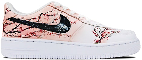 【定制鞋款】耐克空军一号低帮 “樱花溅” CW2288-111(Team叁-男款喷绘手绘白粉樱花树) Order 【定制鞋款】耐克空军一号低帮 “樱花溅” CW2288-111(Team叁-男款喷绘手绘白粉樱花树)