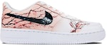 Order 【定制鞋款】耐克空军一号低帮 “樱花溅” CW2288-111(Team叁-男款喷绘手绘白粉樱花树)