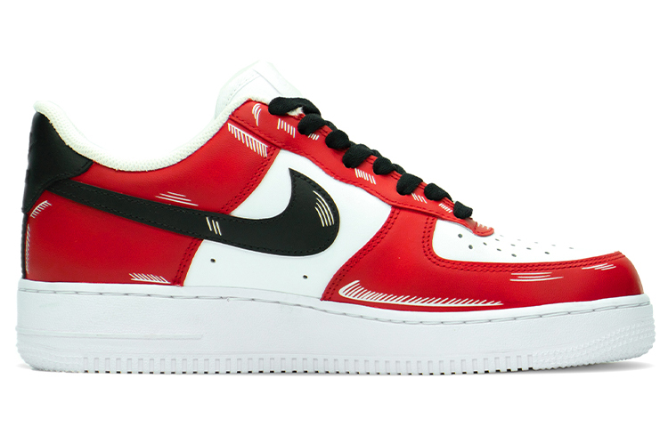 Order 슬램덩크 채치수 커스텀 나이키 에어포스 1 로우 시카고 CW2288-111(TeamA-AF1男款樱木花道)