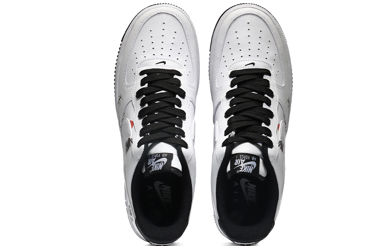Shop [Kasur Kastam] Nike Air Force 1 Rendah 'Samurai Putih-Hitam' DR9867-102(Team10-武士道-QD)