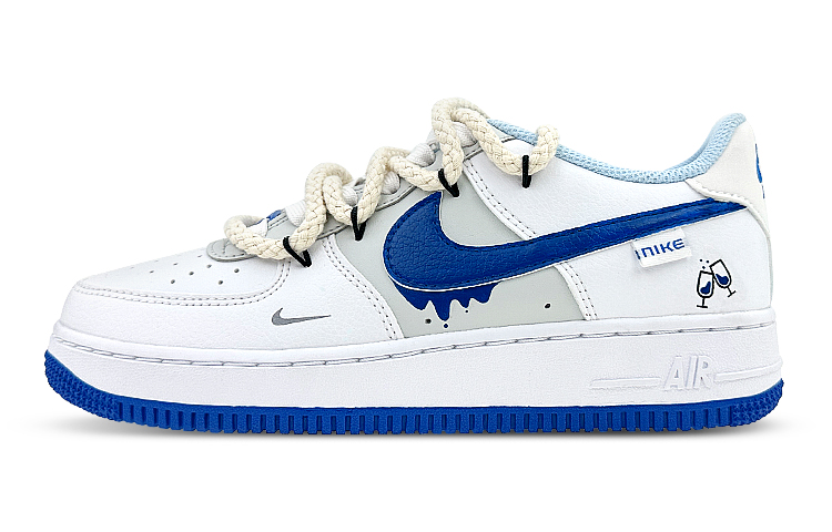 [Custom Shoes] Nike Air Force 1 Low 'Sea Blue Goblet'