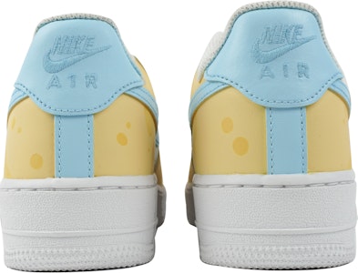 【定制球鞋】Nike Air Force 1 Low 玖制 海鹽起司 動畫乳酪 雙層鞋帶 掛飾 低筒 板鞋 男款 黃藍 Shop 【定制球鞋】Nike Air Force 1 Low 玖制 海鹽起司 動畫乳酪 雙層鞋帶 掛飾 低筒 板鞋 男款 黃藍