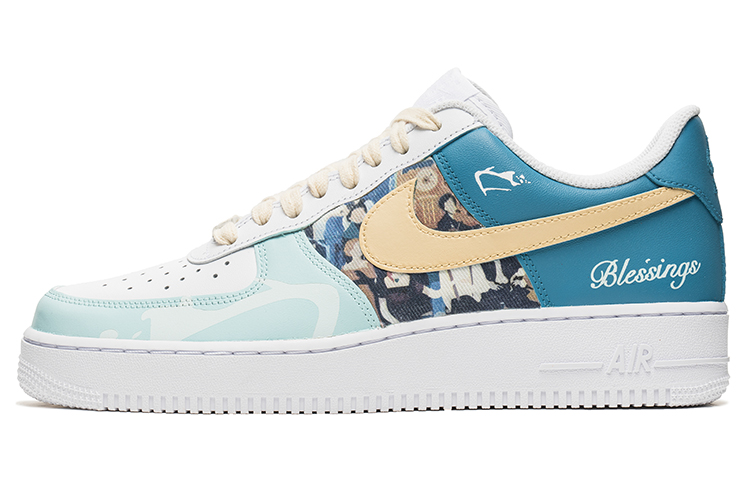 Buy カスタム Nike Air Force 1 Low "セーヌ河畔白青" CW2288-111(TeamB-男款塞纳河畔)