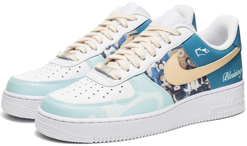 カスタム Nike Air Force 1 Low "セーヌ河畔白青" CW2288-111(TeamB-男款塞纳河畔) Lookbook カスタム Nike Air Force 1 Low "セーヌ河畔白青" CW2288-111(TeamB-男款塞纳河畔)