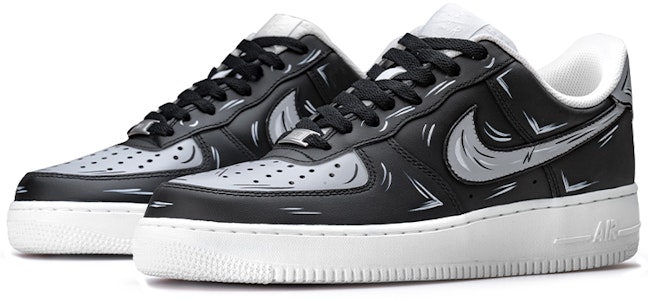 【定制球鞋】 Nike Air Force 1 Low 空軍一號 野鶴製造 二次元 低幫 板鞋 男款 影子灰 Lookbook 【定制球鞋】 Nike Air Force 1 Low 空軍一號 野鶴製造 二次元 低幫 板鞋 男款 影子灰