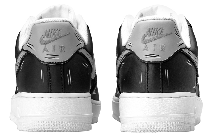 Shop 나이키 에어포스 1 로우 '회색 학' (커스텀) CW2288-111(TeamB-AF1影子灰二次元黑灰)