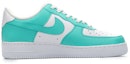 Order 나이키 에어포스 1 로우 '상하이 목련' (커스텀) CW2288-111(TeamA-AF1男款白玉兰蓝绿)