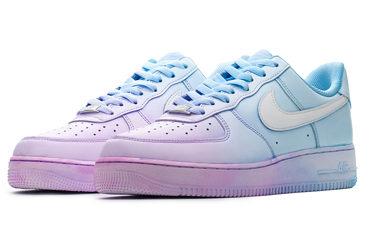 Lookbook [Sneakers Custom] Nike Air Force 1 Low 'Shanghai Neon Gradien Cotton Candy' CW2288-111（TeamA-AF1男款霓虹灯渐变）