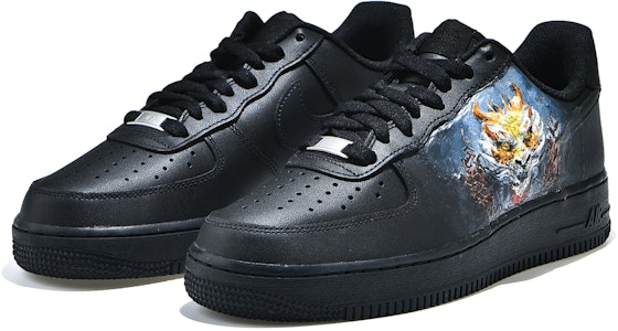Zapatillas Nike Air Force 1 Low 'Shanhai Qiongqi Pintadas a Mano 3D' CW2288-001(Team23-男女款-山海穷奇-纯黑) Lookbook Zapatillas Nike Air Force 1 Low 'Shanhai Qiongqi Pintadas a Mano 3D' CW2288-001(Team23-男女款-山海穷奇-纯黑)