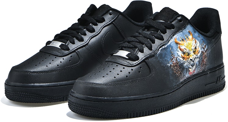 Zapatillas Nike Air Force 1 Low 'Shanhai Qiongqi Pintadas a Mano 3D' CW2288-001(Team23-男女款-山海穷奇-纯黑) Lookbook Zapatillas Nike Air Force 1 Low 'Shanhai Qiongqi Pintadas a Mano 3D' CW2288-001(Team23-男女款-山海穷奇-纯黑)