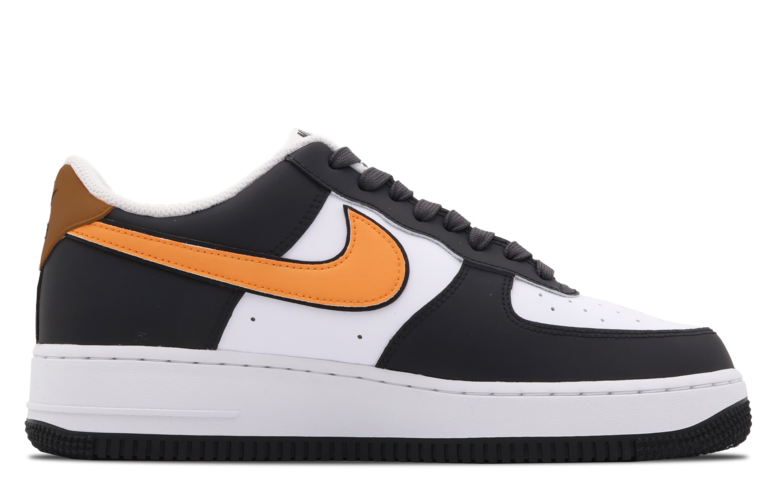 Lookbook 나이키 에어포스 1 로우 '검/주황 깨진 백보드' DV0788-103(Team53-男款扣碎)