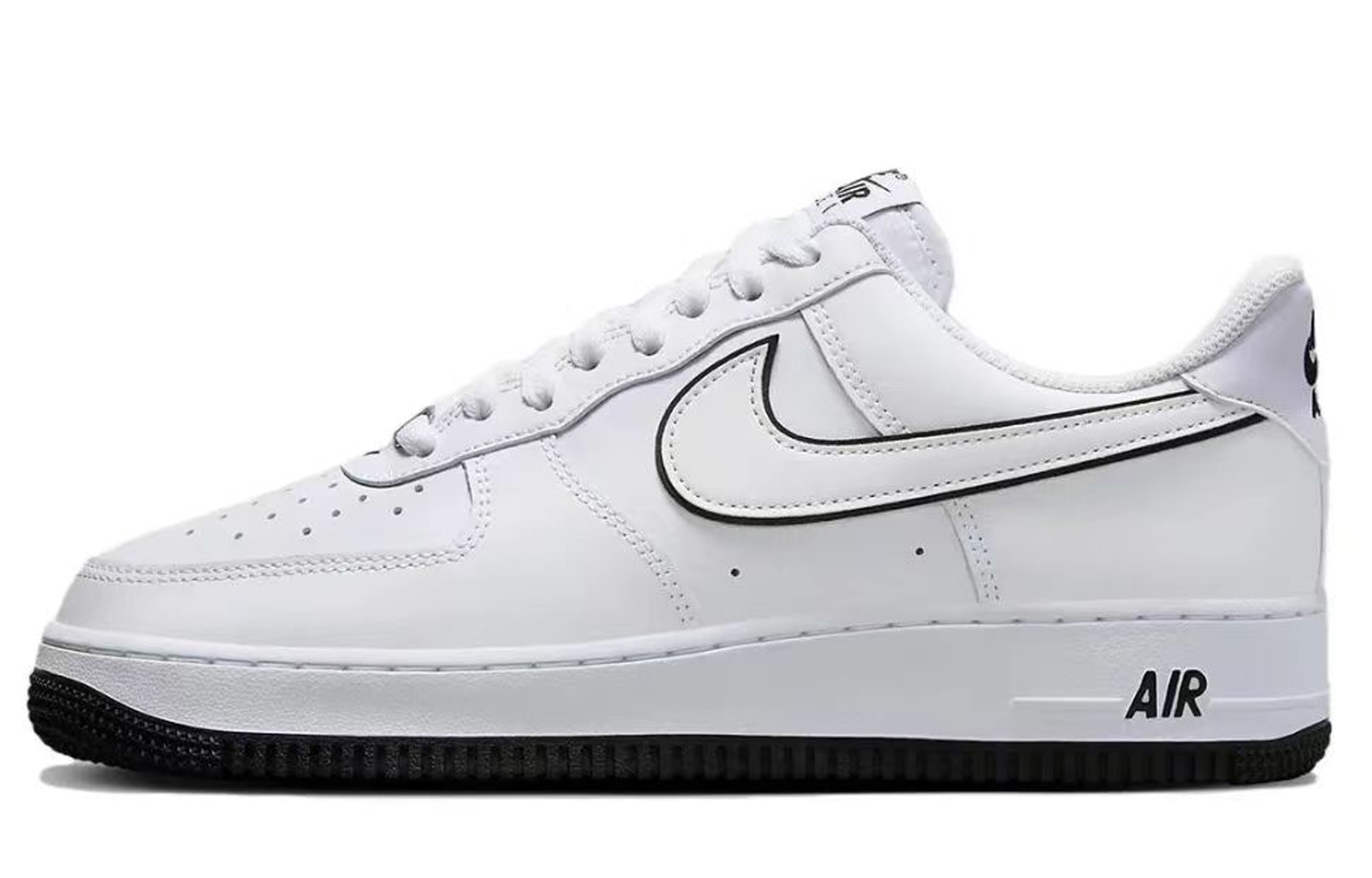 Cheap 나이키 에어포스 1 로우 '검/주황 깨진 백보드' DV0788-103(Team53-男款扣碎)