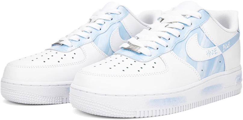 【訂製球鞋】 Nike Air Force 1 Low 空軍一號 天空系列藍天白雲 手繪擦色 低筒 板鞋 男款 藍白 Lookbook 【訂製球鞋】 Nike Air Force 1 Low 空軍一號 天空系列藍天白雲 手繪擦色 低筒 板鞋 男款 藍白