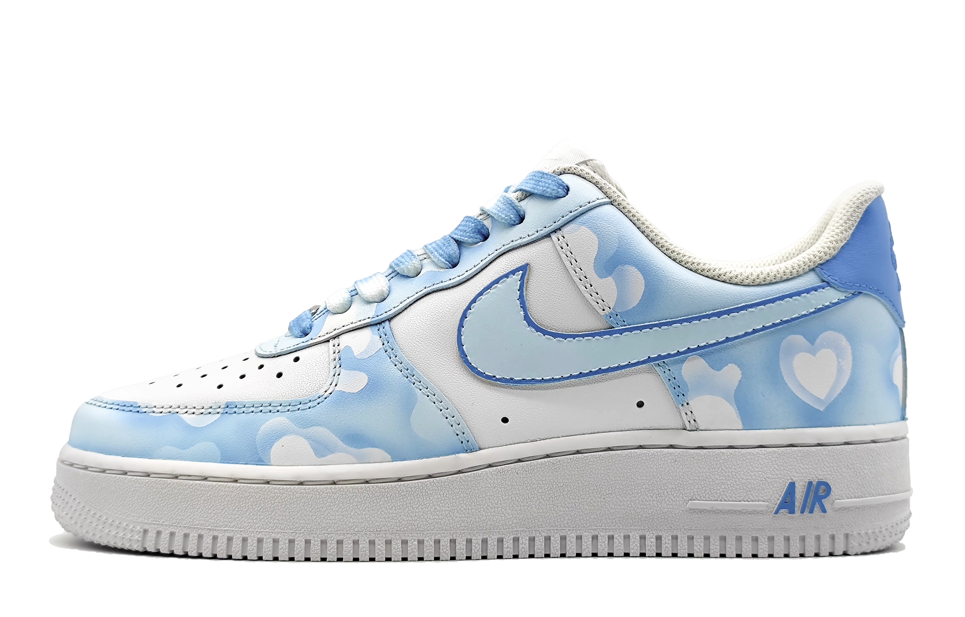 Buy [Kasut Custom] Nike Air Force 1 Low 'Sky Wonderland' DH2920-111(Team16-女款蔚蓝天空)