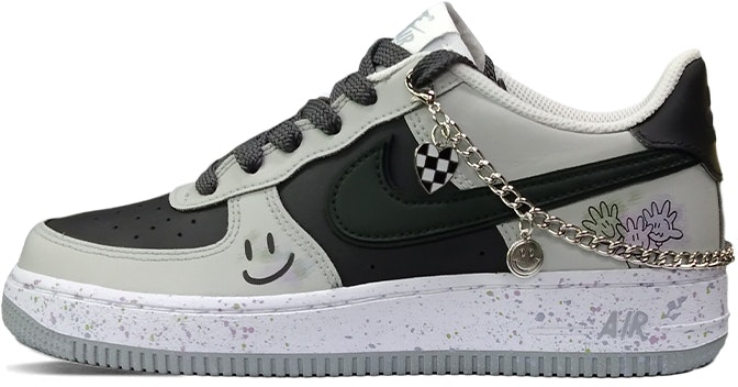 custom-shoes-nike-air-force-1-low-smiley-balloon-black-grey