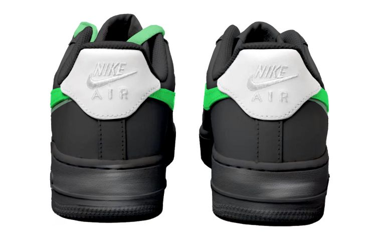 Shop ナイキ エアフォース1 'スマイリーレトロ'(ネオングリーン) CW2288-111(Team拾玖-绿色三钩男S-BOX)