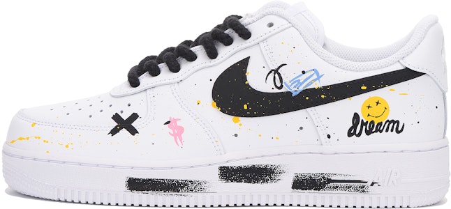 Zapatillas Nike Air Force 1 Low 'Smiley Splatter Negro Blanco' DH2920-111(Team59-女款泼墨笑脸二) Buy Zapatillas Nike Air Force 1 Low 'Smiley Splatter Negro Blanco' DH2920-111(Team59-女款泼墨笑脸二)