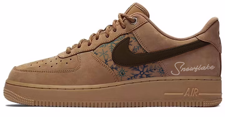 custom-shoes-nike-air-force-1-low-snowflake-pattern-romantic-snowscape