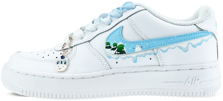 나이키 에어포스 1 로우 '스노우맨 화이트 블루' (커스텀) CW2288-111(Team40-男款冬天的守望蓝白) Buy 나이키 에어포스 1 로우 '스노우맨 화이트 블루' (커스텀) CW2288-111(Team40-男款冬天的守望蓝白)