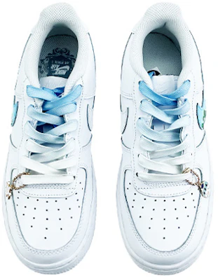 【定制球鞋】 Nike Air Force 1 Low LE 空軍一號 雪人 白雪 松樹 冬日氣氛 低幫 板鞋 GS 白藍 Shop 【定制球鞋】 Nike Air Force 1 Low LE 空軍一號 雪人 白雪 松樹 冬日氣氛 低幫 板鞋 GS 白藍