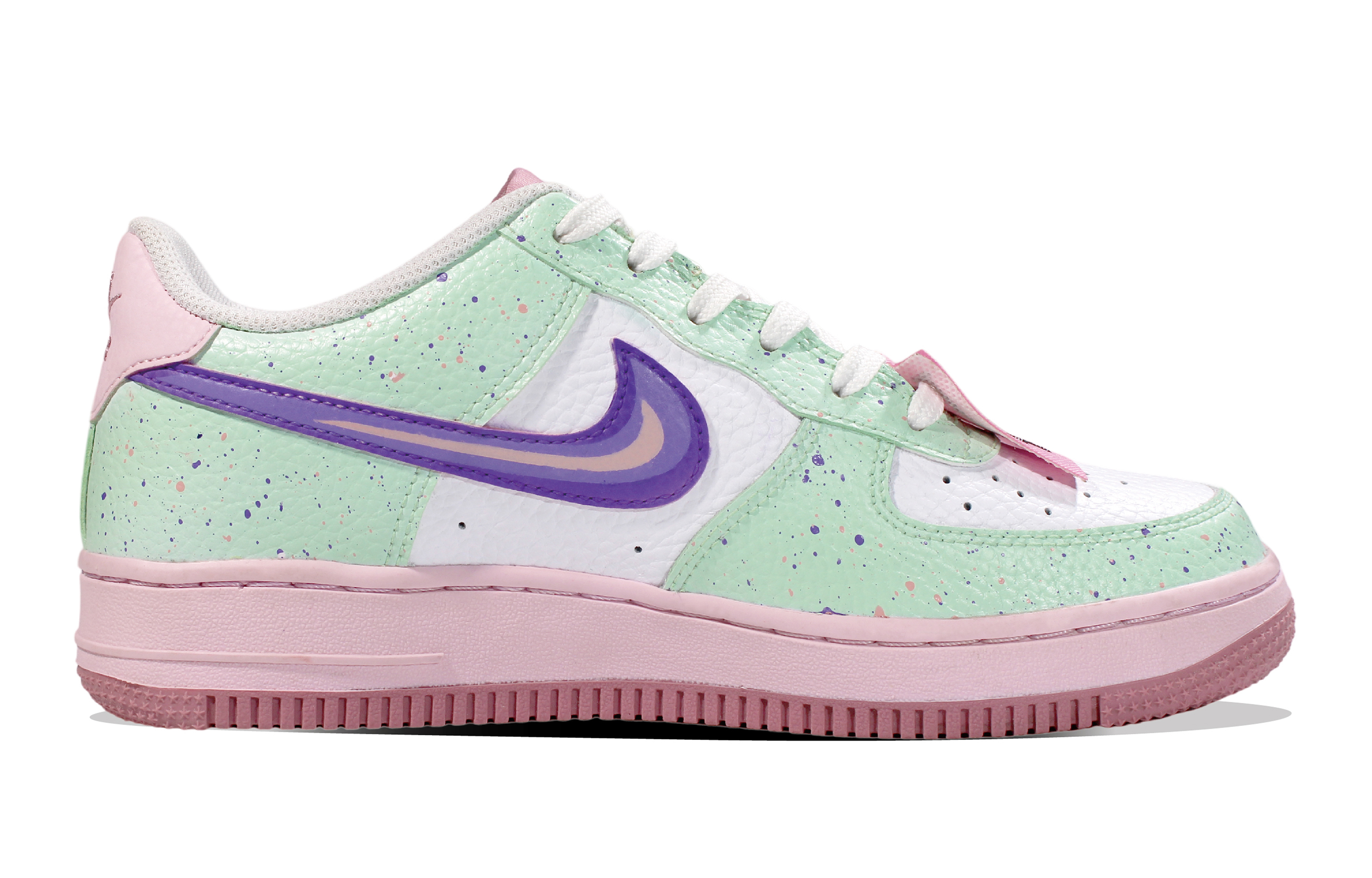 Order ナイキ AF1 ロー "メロン漸層スウッシュ" (Nike AF1 Rō "Meron Zensō Suwusshu") CT3839-107(Team30-泼墨甜心哈密瓜空军)