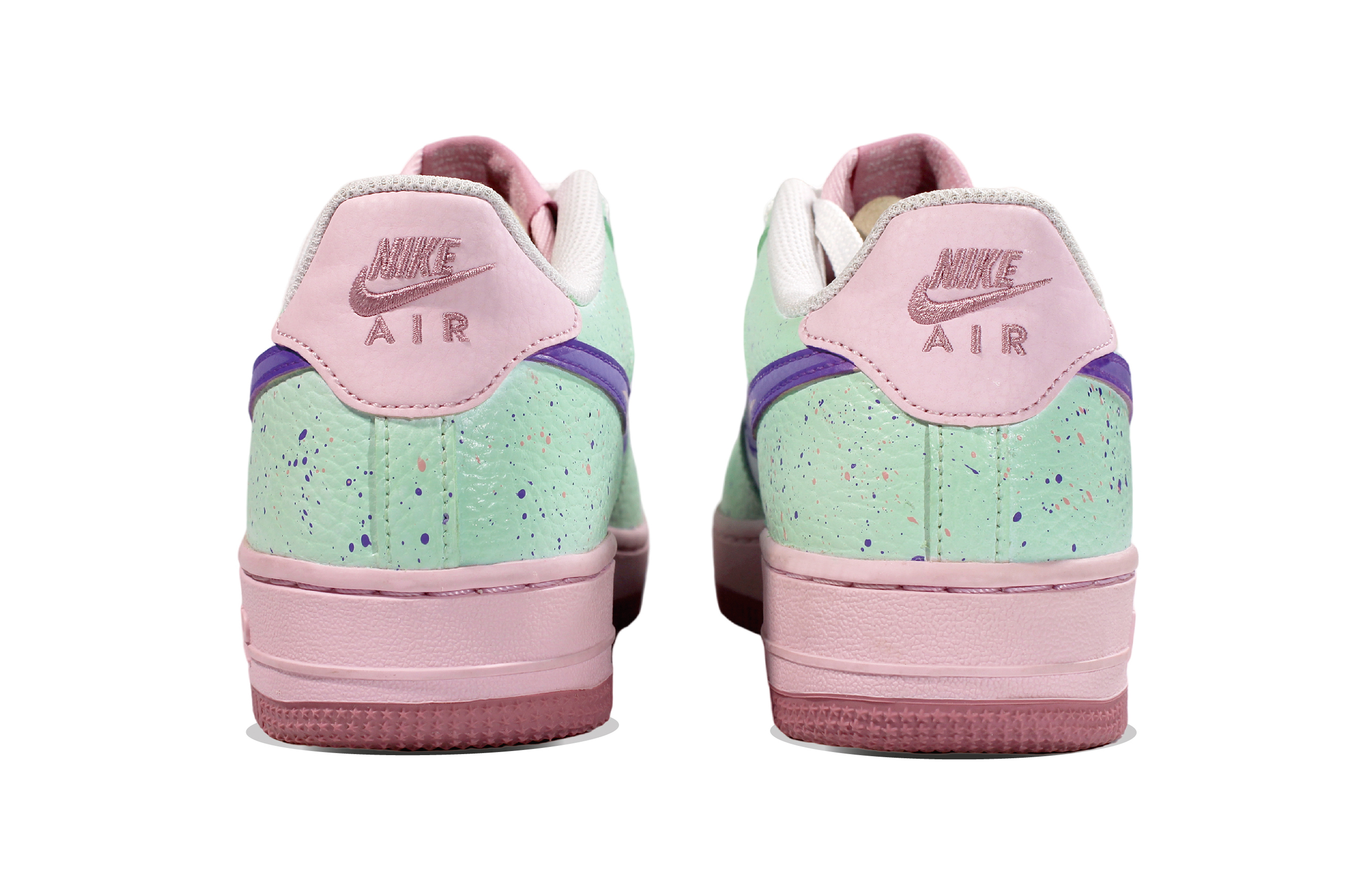 Shop ナイキ AF1 ロー "メロン漸層スウッシュ" (Nike AF1 Rō "Meron Zensō Suwusshu") CT3839-107(Team30-泼墨甜心哈密瓜空军)