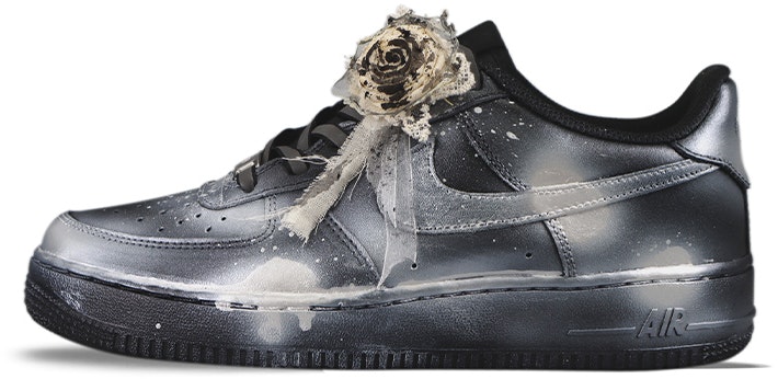 custom-shoes-nike-air-force-1-low-splatter-metallic-silver-with-burnt-rose-distressed