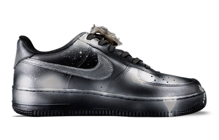 Order [Kasut Custom] Nike Air Force 1 Low 'Splatter Metallic Silver dengan Burnt Rose' 314192-009(TeamTwo-泼墨科技S-BOX)