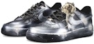 Lookbook 【定製球鞋】Nike Air Force 1 Low (GS) 空軍一號 新中式 特殊禮盒 潑墨 科技銀 灼燒乾枯玫瑰 手工做舊風 情侶 休閒 低幫 板鞋 黑銀