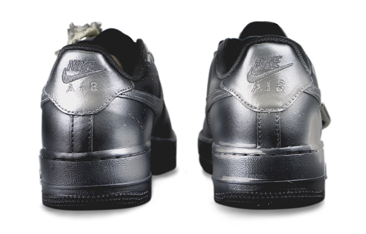 Shop [Kasut Custom] Nike Air Force 1 Low 'Splatter Metallic Silver dengan Burnt Rose' 314192-009(TeamTwo-泼墨科技S-BOX)