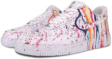 【客製化球鞋】Nike Air Force 1 Low 空軍一號 潑墨 彩繪 流淌 低筒 板鞋 男女同款 白紅藍黃 Lookbook 【客製化球鞋】Nike Air Force 1 Low 空軍一號 潑墨 彩繪 流淌 低筒 板鞋 男女同款 白紅藍黃