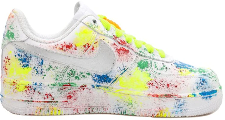 カスタムシューズ ナイキ エアフォース1 ロー 'スプラッタースウッシュシルバースターマルチカラー' CW2288-111(Team拾玖-彩色泼墨男S-BOX) Order カスタムシューズ ナイキ エアフォース1 ロー 'スプラッタースウッシュシルバースターマルチカラー' CW2288-111(Team拾玖-彩色泼墨男S-BOX)