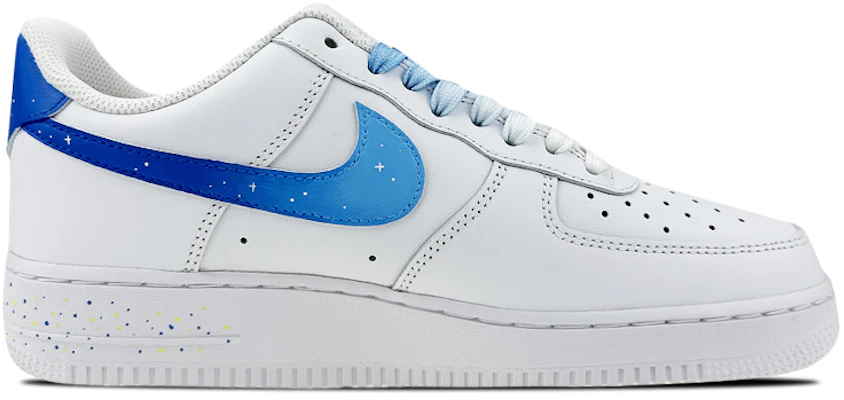 【定制鞋款】耐克Air Force 1低帮‘泼墨白蓝黄’ CW2288-111(Team叁-男款兔子钓星星QD) Order 【定制鞋款】耐克Air Force 1低帮‘泼墨白蓝黄’ CW2288-111(Team叁-男款兔子钓星星QD)