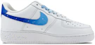 Order 【定制鞋款】耐克Air Force 1低帮‘泼墨白蓝黄’ CW2288-111(Team叁-男款兔子钓星星QD)