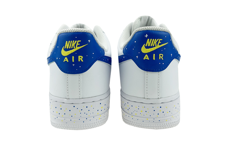 Purchase 나이키 에어포스1 로우 '스플래터 화이트 블루 옐로우' (커스텀) DH2920-111(Team叁-女款兔子钓星星S-BOX)