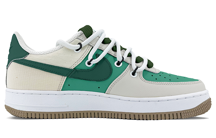Order 나이키 에어포스 1 로우 '스플라이스 스우시 - 페일 그린' (커스텀) DX6062-101(TeamK-发财祥云)
