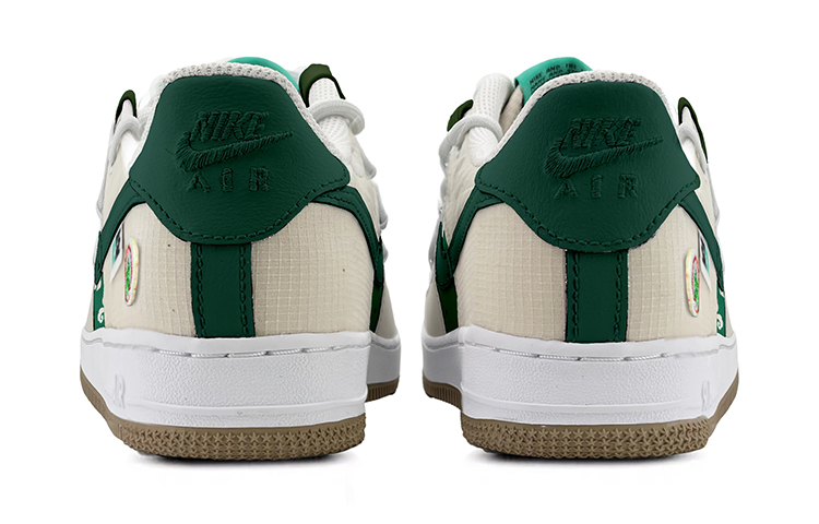 Shop 나이키 에어포스 1 로우 '스플라이스 스우시 - 페일 그린' (커스텀) DX6062-101(TeamK-发财祥云)