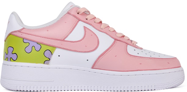 【客製化球鞋】Nike Air Force 1 Low 兒童節主題客製 海綿寶寶派大星鴛鴦 休閒 低筒 板鞋 男款 黃白棕 Order 【客製化球鞋】Nike Air Force 1 Low 兒童節主題客製 海綿寶寶派大星鴛鴦 休閒 低筒 板鞋 男款 黃白棕
